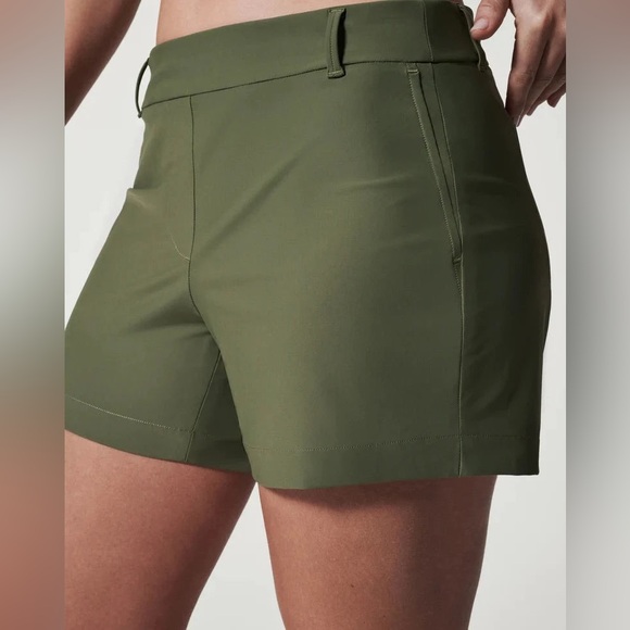 Spanx Sunshine Shorts 4 Inch - UPF 50+ Nylon Blend Quick-Dry Shorts With Pockets